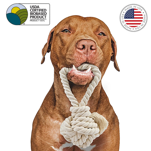 Dog Rope Toy | The Tug & Toss