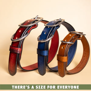 leather dog accessories made in the usa by toe beans