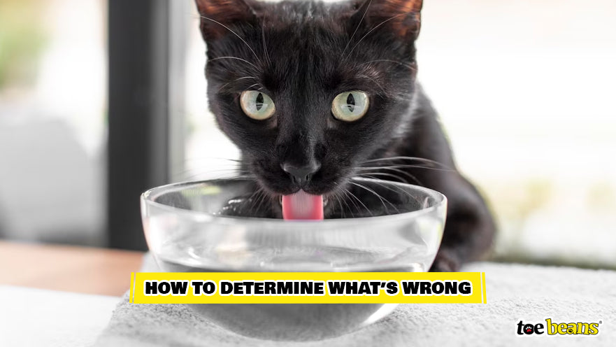 A Cat Drinking Water Image by Toe Beans
