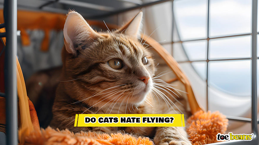 A Cat on a Plane Ride Image by Toe Beans