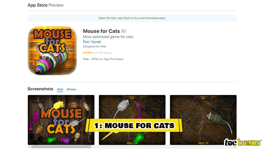 Apple Store Mouse for Cats Image by Toe Beans