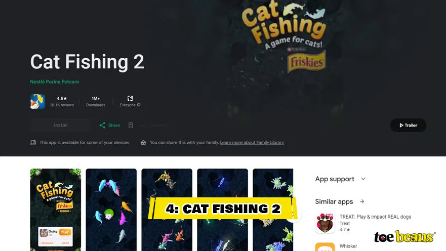 Cat Fishing 2 for Android Image by Toe Beans