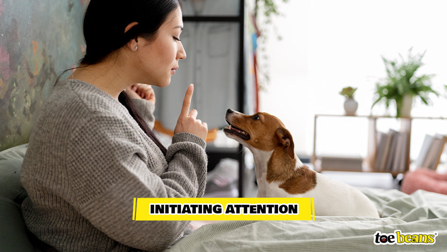 Dog Owner Initiating Attention Image by Toe Beans