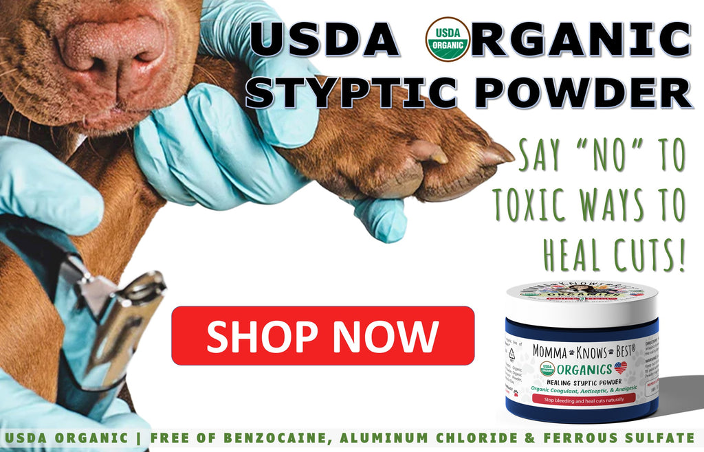 Dog Styptic powder by Momma Knows Best
