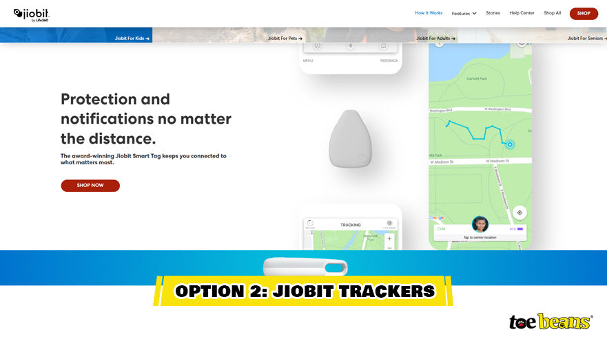 Jiobit Trackers Image by Toe Beans