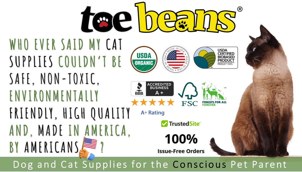 Organic Cat supplies by toe beans