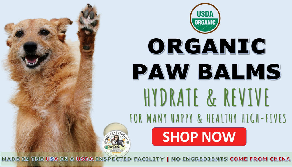 Organic Dog Paw Balms Hydrate by Momma Knows Best_blue