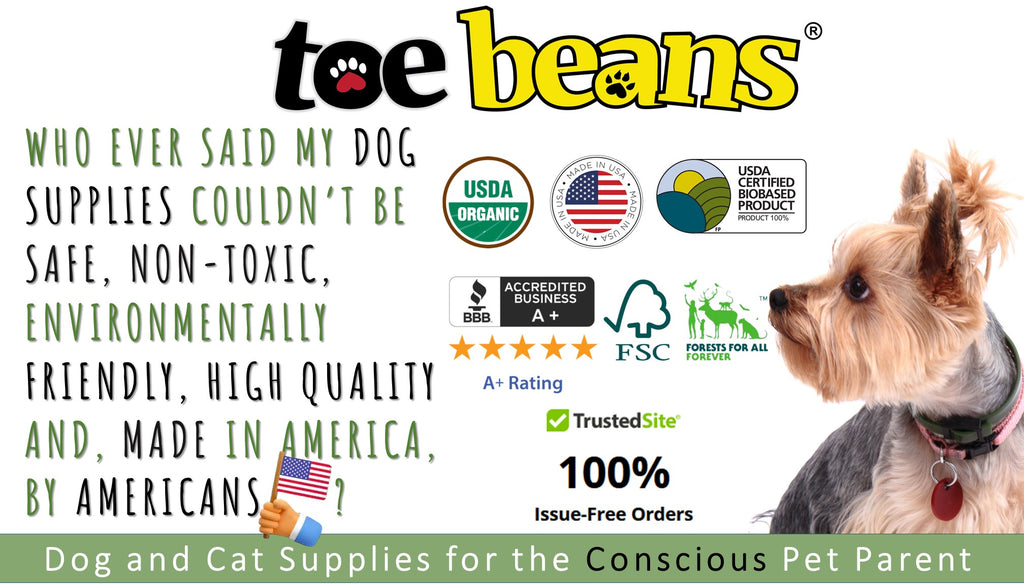 Organic Dog supplies by toe beans