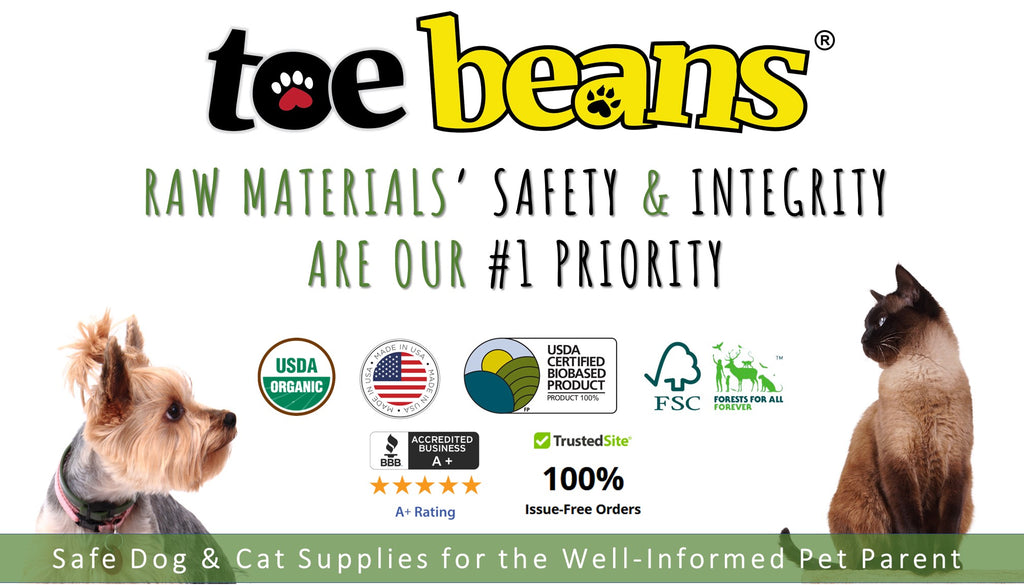 Safe pet supplies by toe beans