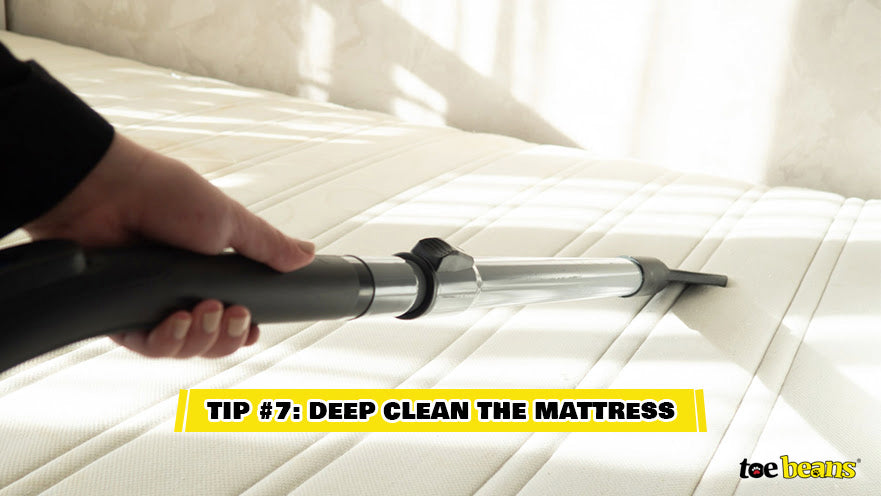 Tip 7 Deep Clean The Mattress Image by Toe Beans