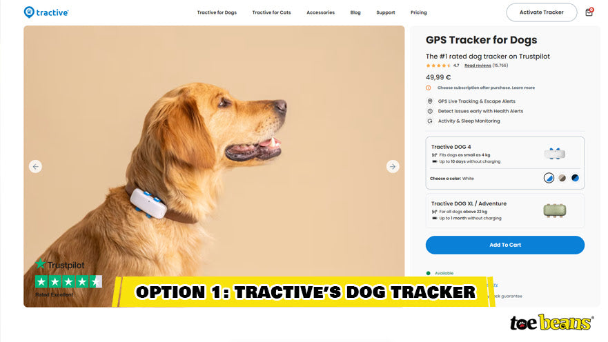 Tractive Dog Tracker Image by Toe Beans
