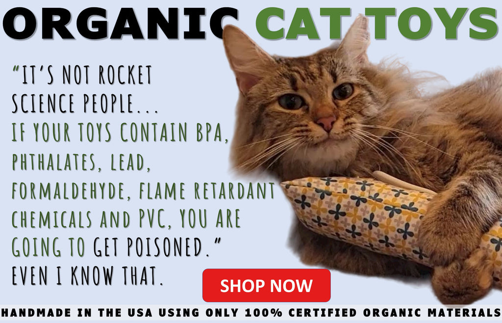 organic cat toys by Momma Knows Best